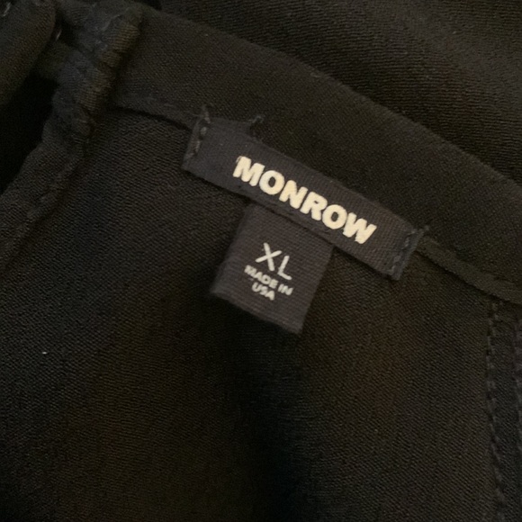 Monrow Twill Pocket Dress with Waist Drawcord • Size L - Picture 11 of 16